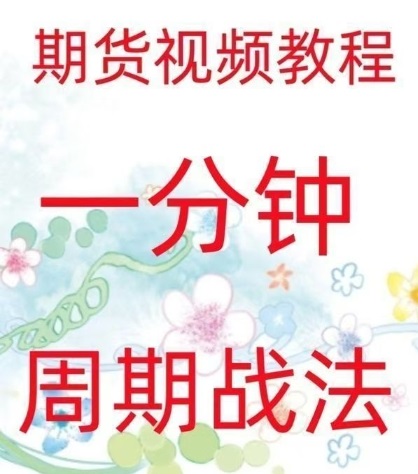 【新期程】《一分钟周期战法 日内高频炒单买卖点策略 实战技术期货视频》网盘课程下载