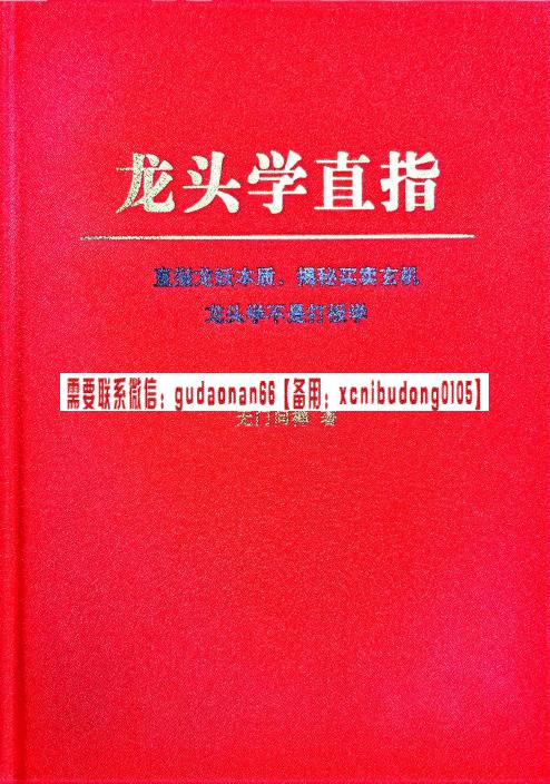 无门问禅2024年龙头学直指全网唯一视频电子书